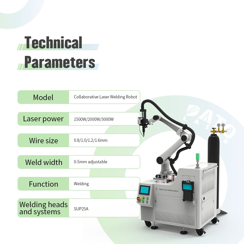 M&aacute;quina de soldadura l&aacute;ser robotizada colaborativa HJR-S
