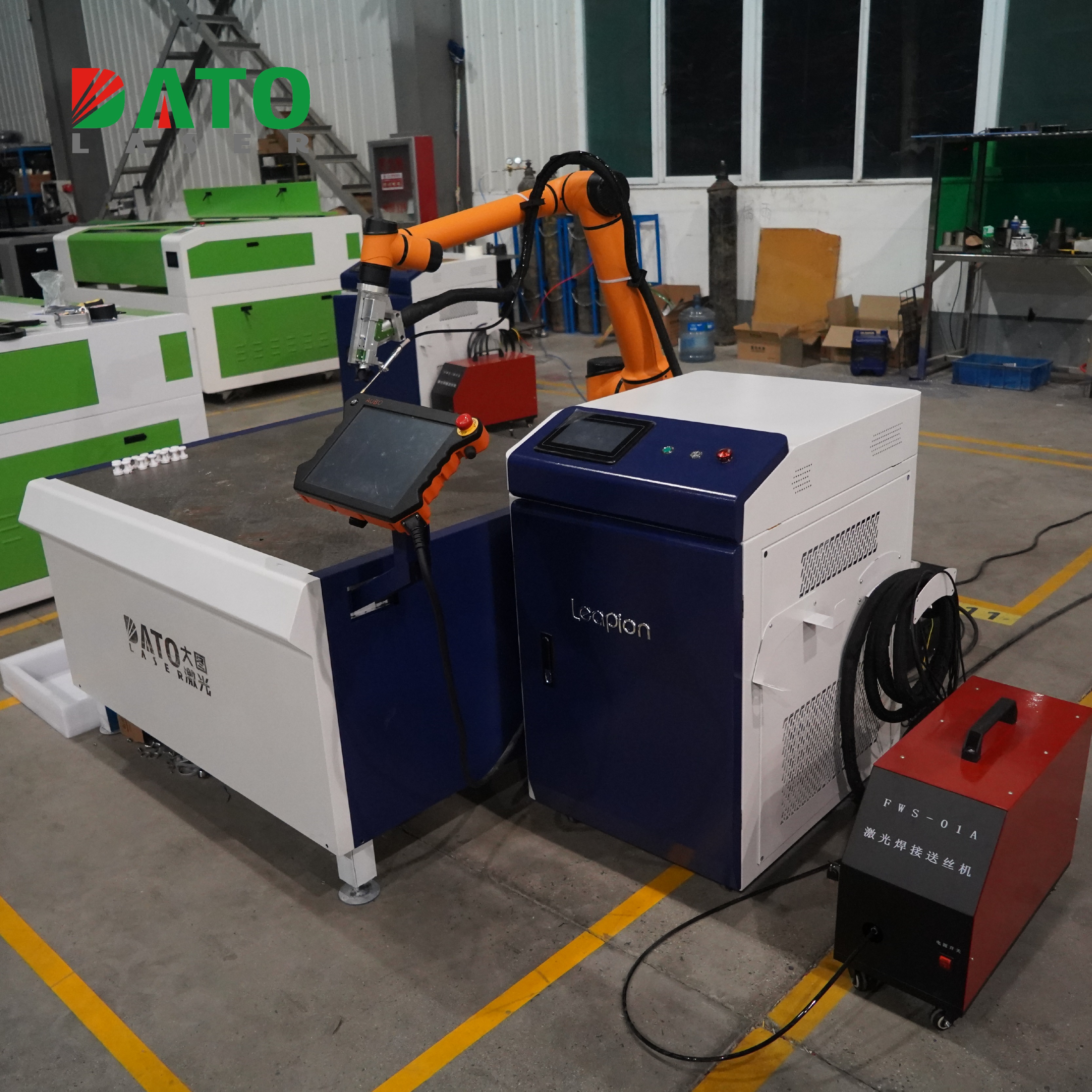 Robot de soldadura l&aacute;ser autom&aacute;tico 3 en 1 sin contacto DT-HJR