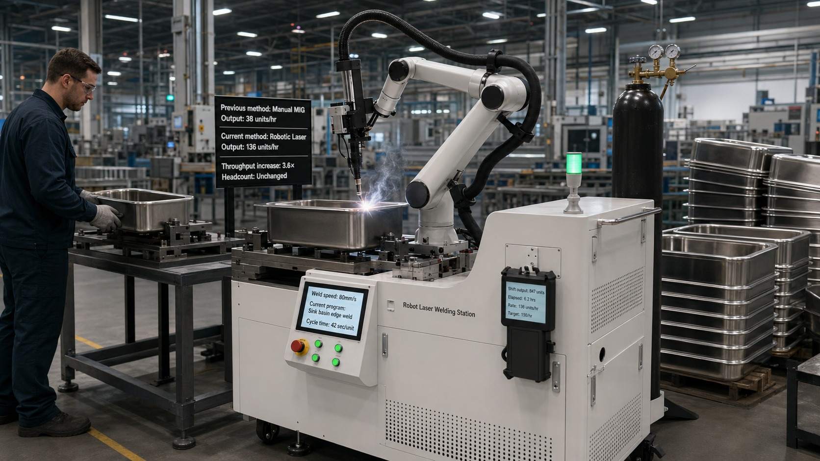 Soldadura l&aacute;ser rob&oacute;tica, MIG y TIG: la comparaci&oacute;n completa de m&eacute;todos de soldadura para fabricantes