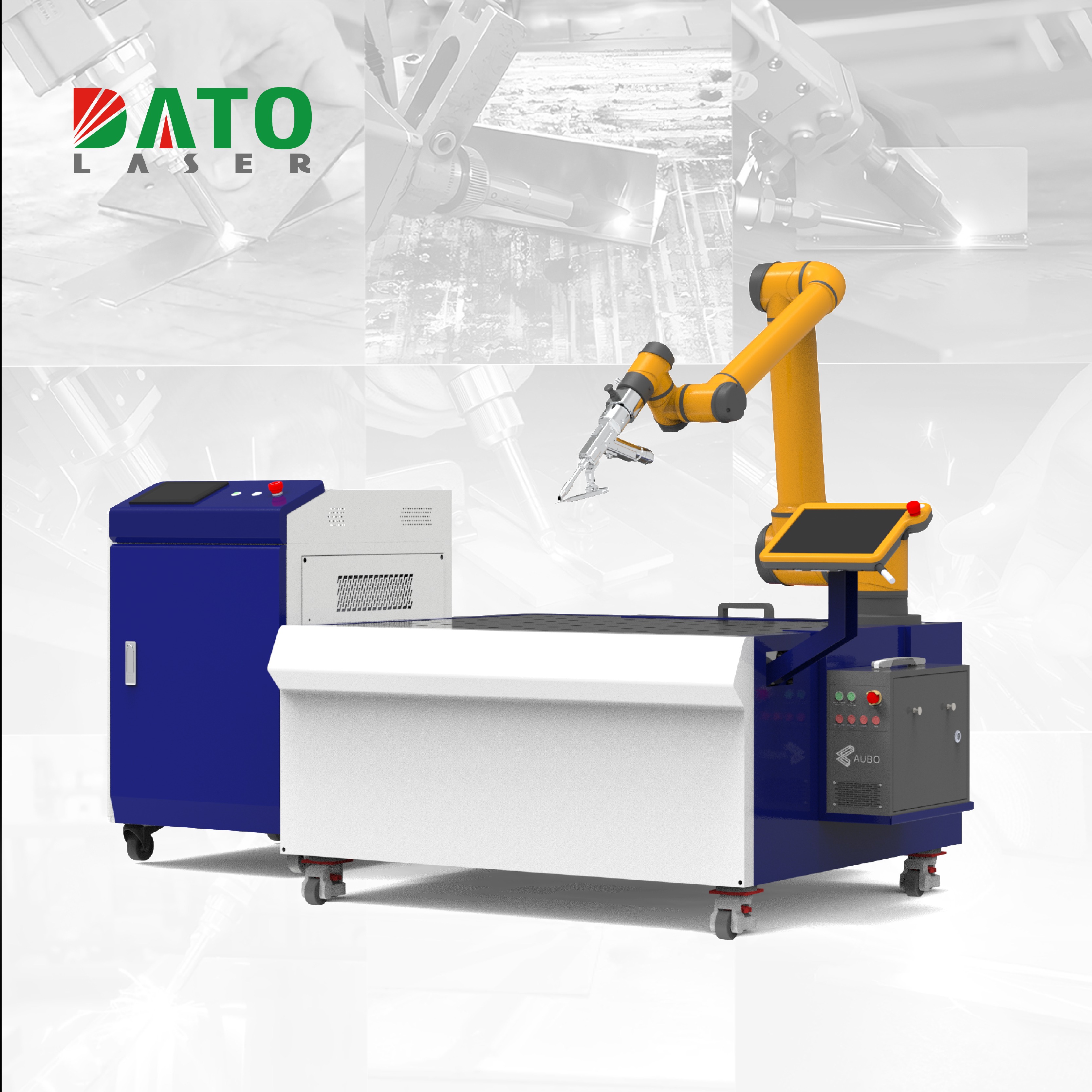 Robot de soldadura l&aacute;ser autom&aacute;tico 3 en 1 sin contacto DT-HJR